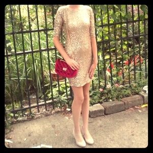 Rylie Sparkly Body Con Dress